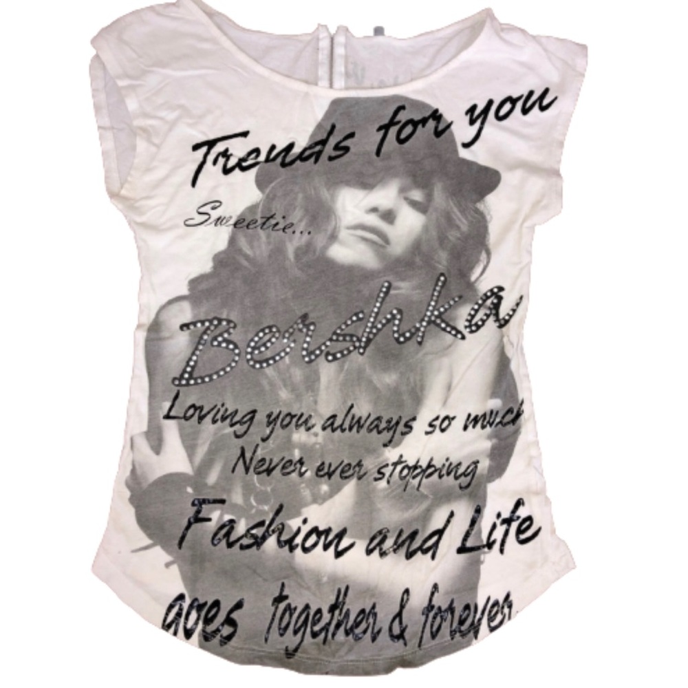 Bershka Trends For You T-Short SZ S 🌺